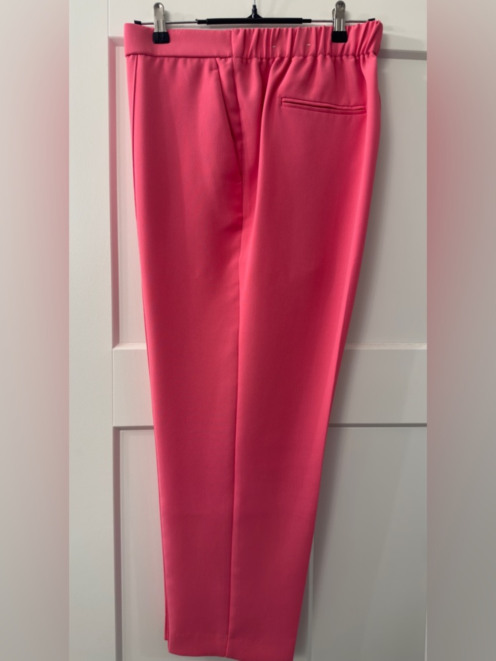 Ann Taylor Petite Pink Elastic-Waist Pants